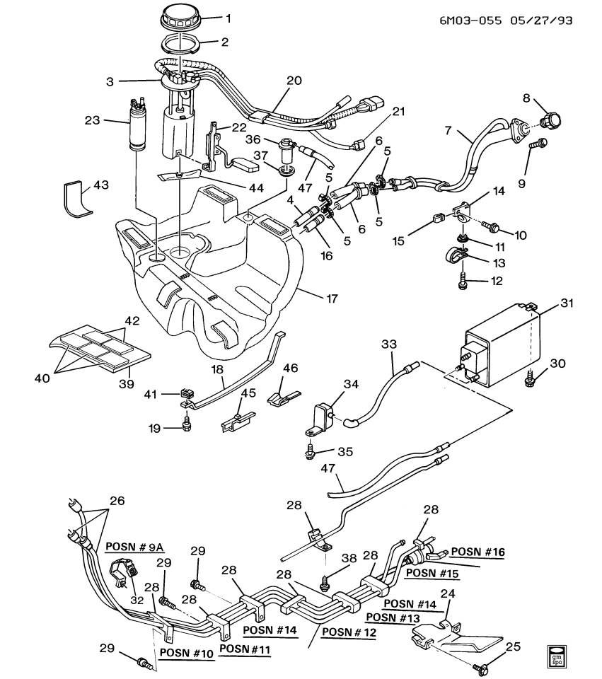 GM 25644121 Harness Assembly, Fuel Feed & Evap Emission & Return