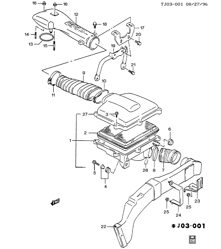 GM 96064492 Cleaner,Air