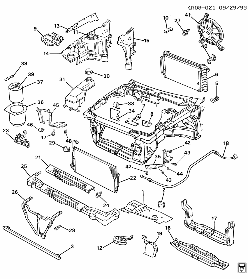 GM 22579793 SHIELD, Front Fender Inner Wheel House