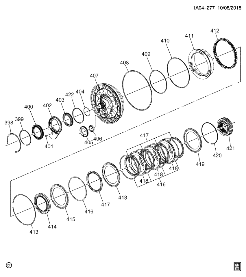 GM 24049428 COVER ASM-A/TRNS CASE FRT