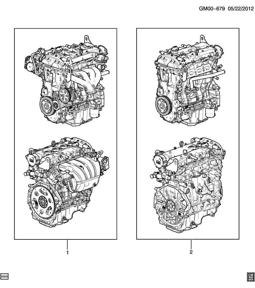 GM 12668687 Engine Assembly, Gasoline (Service)