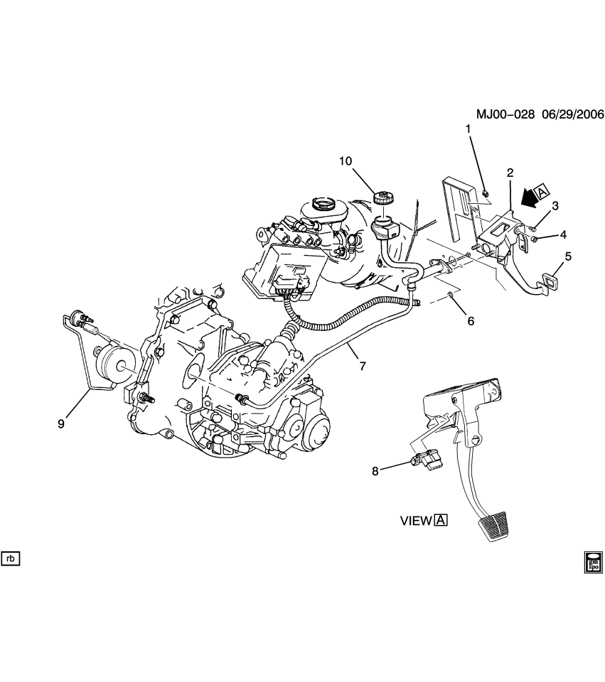 GM 22643057 Pedal Assembly, Clutch