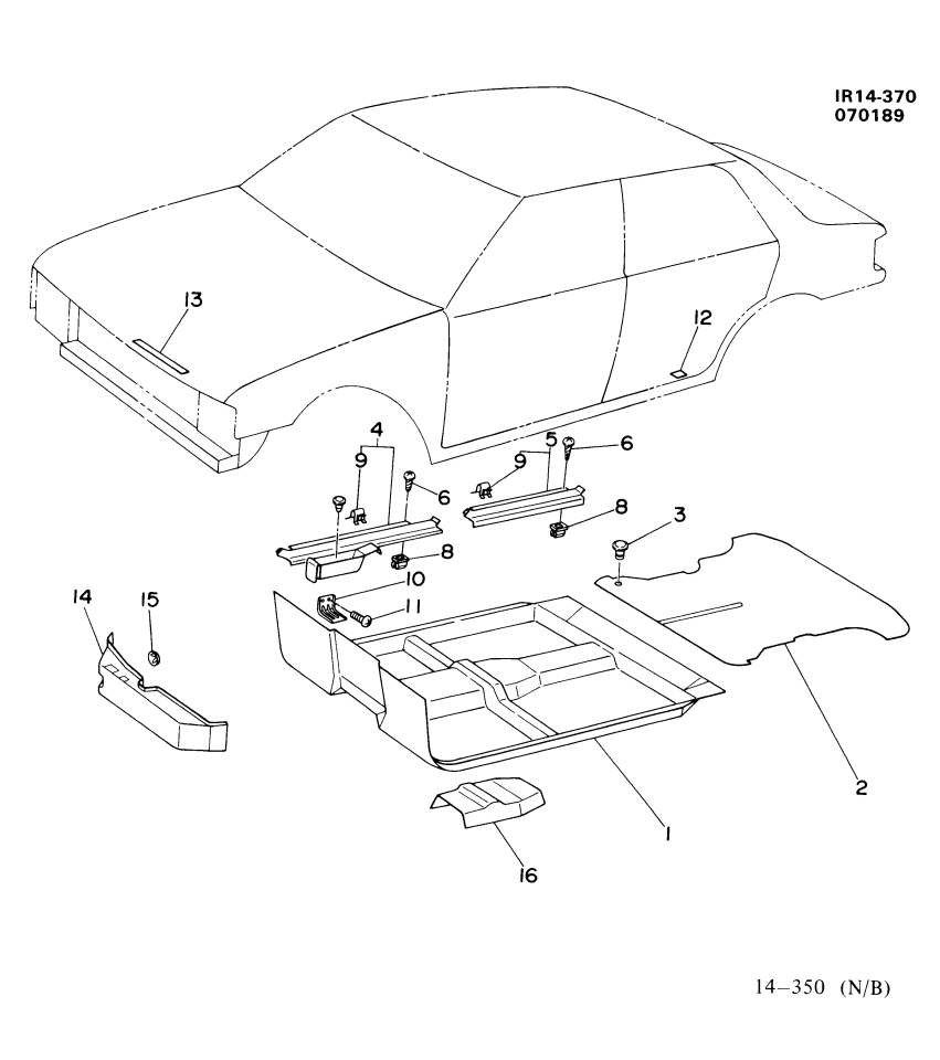 GM 94431087 CARPET