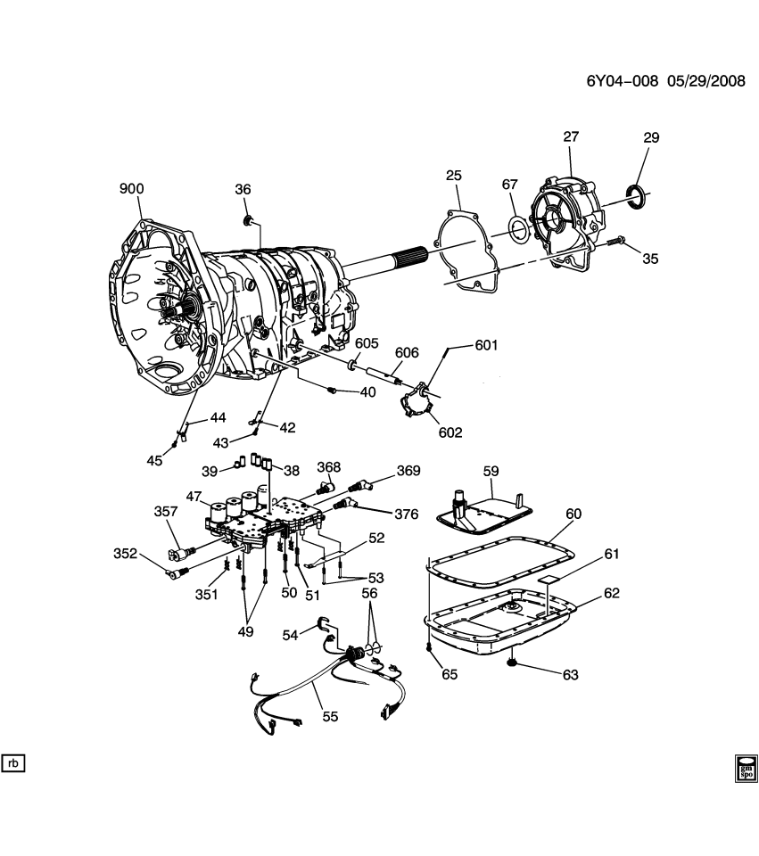 GM 96042599 Valve,Torque Converter Clutch Pulse Width Modulation Solenoid