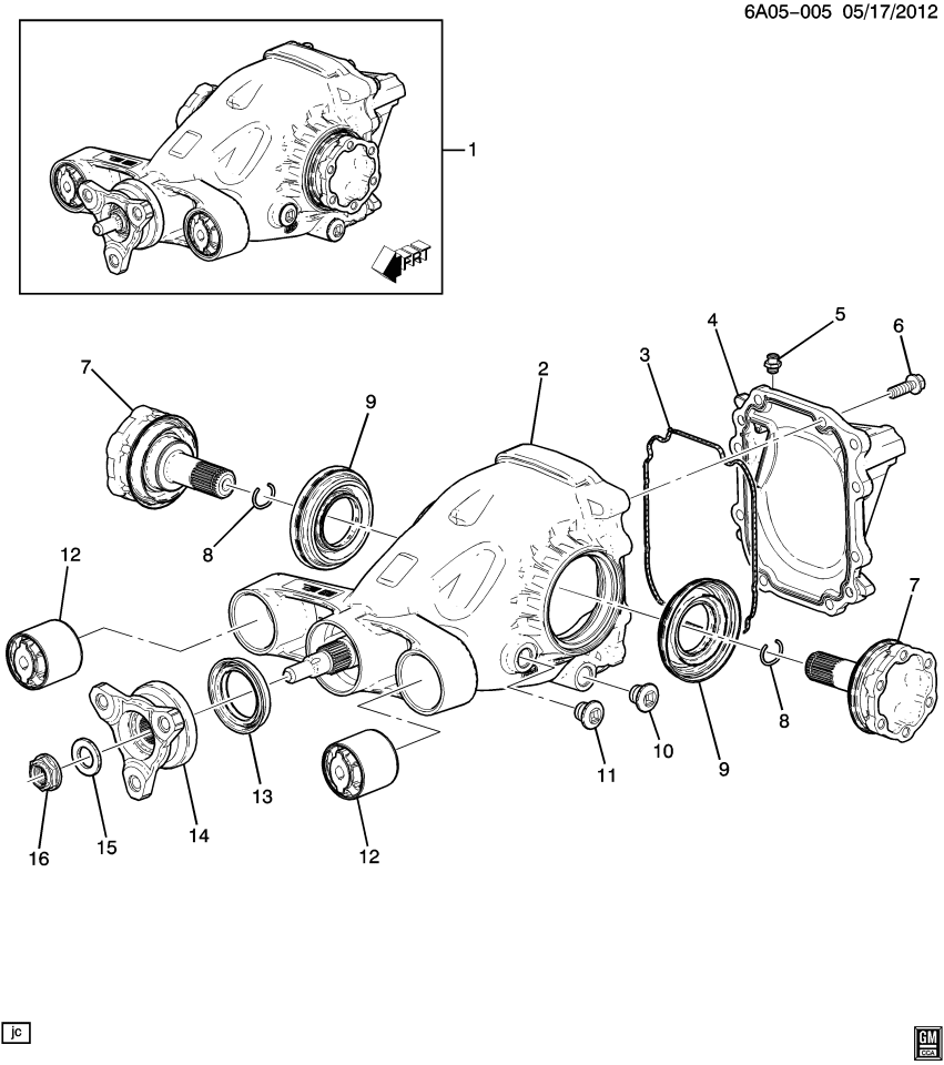 GM 11611640 Ring, Poa Service Part