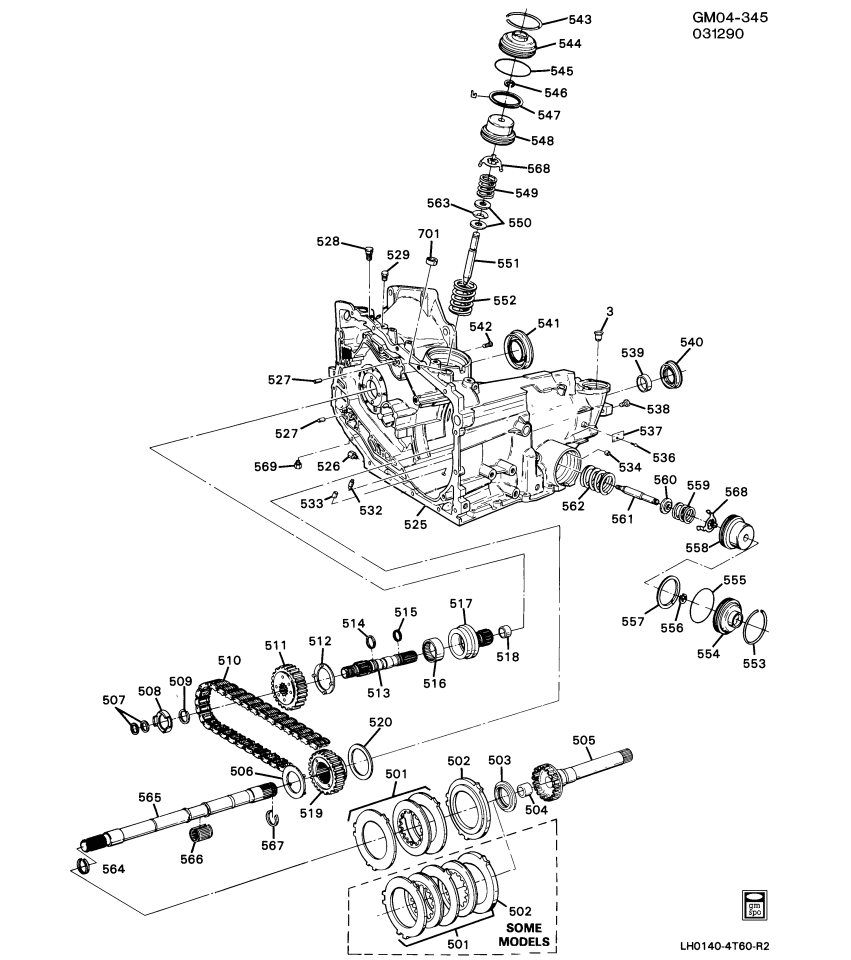 GM 8644920 Seal Kit,Turbine Shaft(Free Of Asbestos)