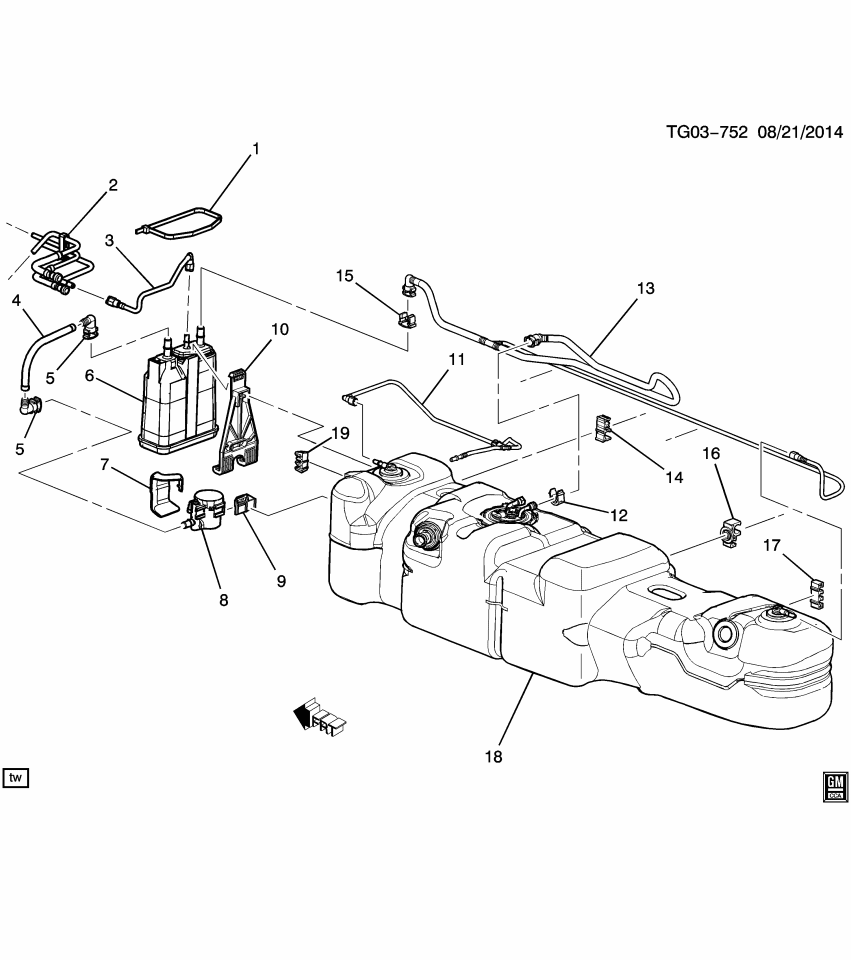 GM 84070395 Hose Assembly, Evap Emission