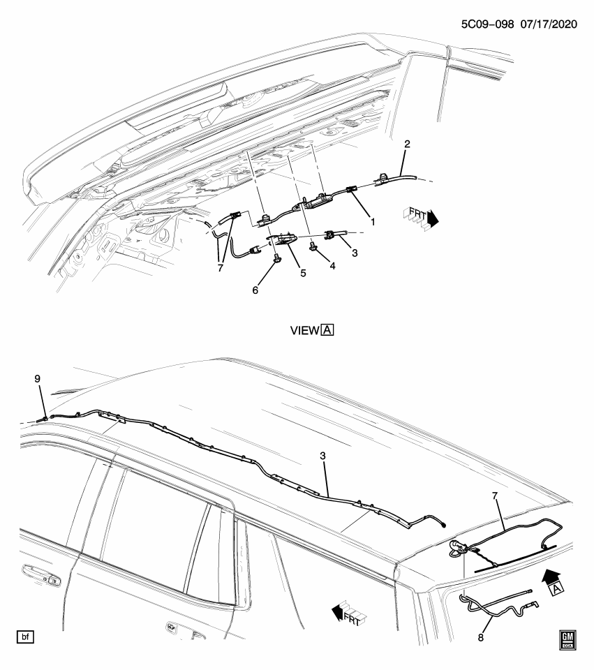GM 84843811 Cable Assembly, Ant Coax (Hdlng)