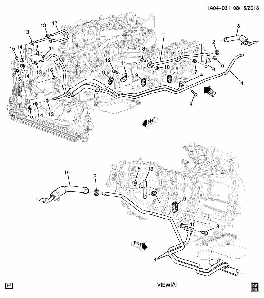 GM 84296688 Bracket, Trans Fluid Clr Pipe