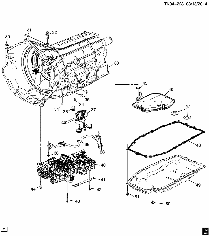 GM 24289622 Automatic Transmission Case (Mchg)