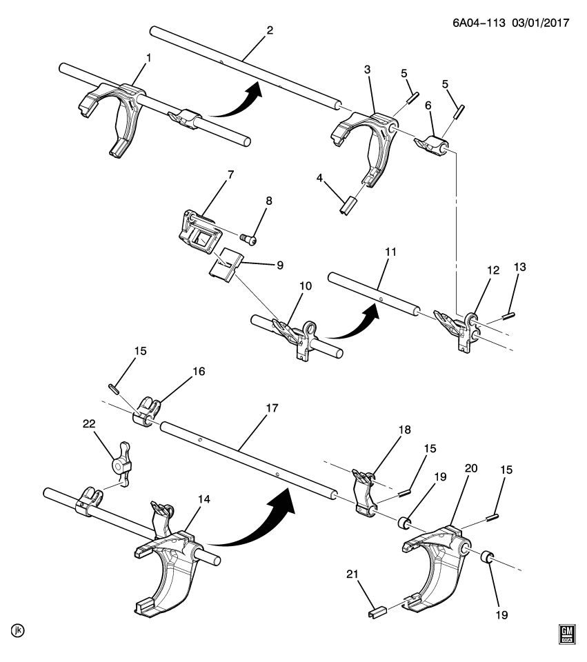 GM 19299747 Bracket, Manual Transmission Shift Lever
