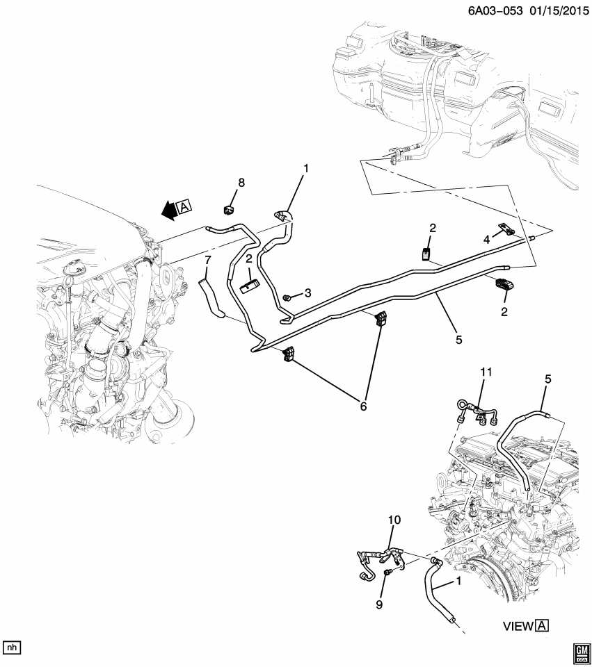 GM 84443941 Pipe Assembly, Evap Emis