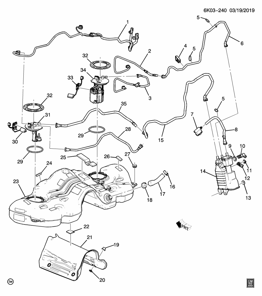 GM 84537111 Harness Assembly, Fuel Sdr Wrg