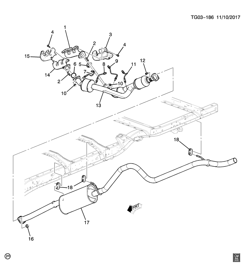 GM 23314339 Muffler Assembly, Exh (W/ Exh Pipe)