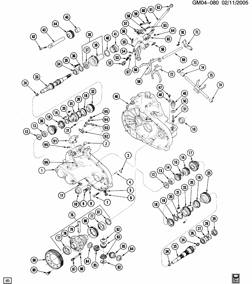 GM 14008258 SHIELD, Transmission Countershaft Gear