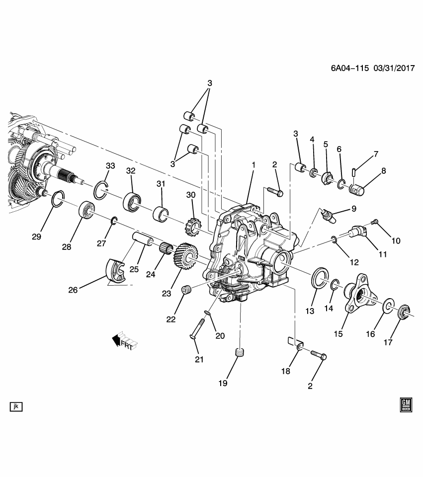 GM 19299234 Joint Assembly, Manual Transmission Shift Lever Rod Universal