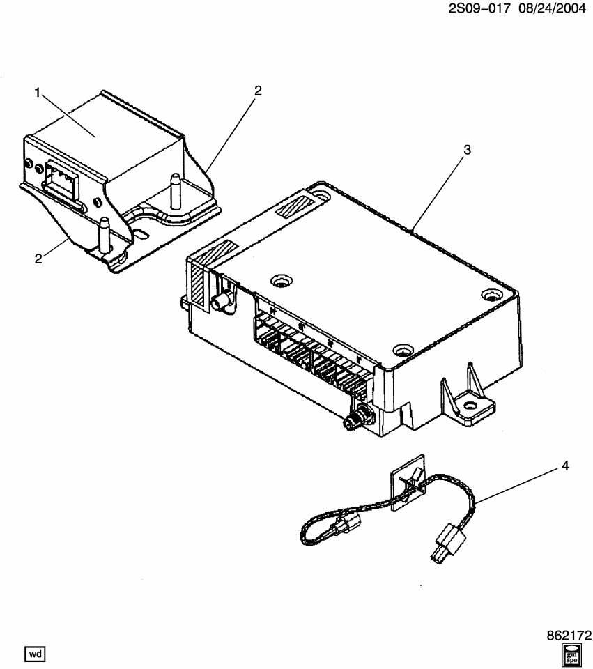 GM 88974203 Auxiliary Comn Interface Module