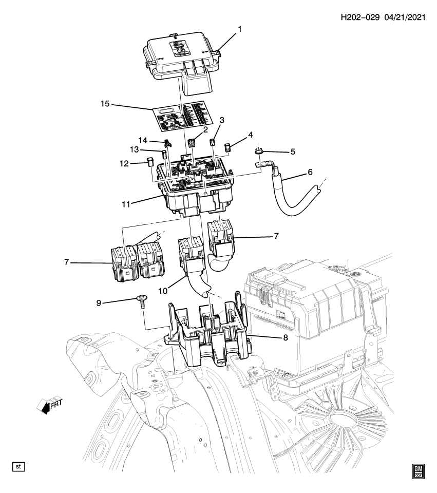 GM 85131308 BLOCK ASM-ENG WRG HARN JUNC