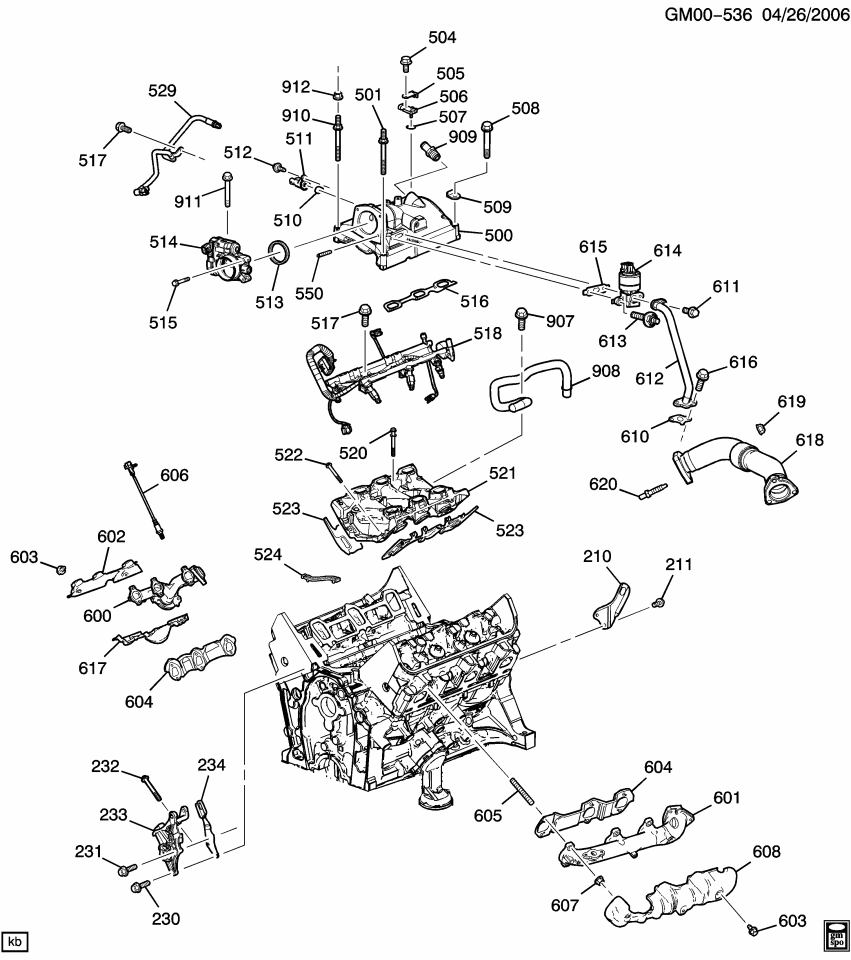 GM 12596570 Bracket, Map Sensor