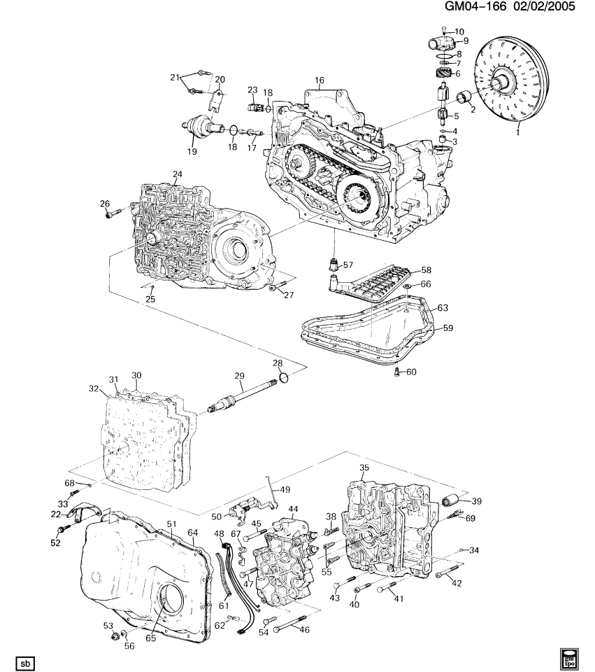 GM 8658785 VALVE, Transmission Main Control Valve Body