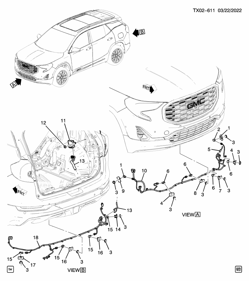 GM 23462439 Bracket, Rear Parking Asst Alarm Sensor