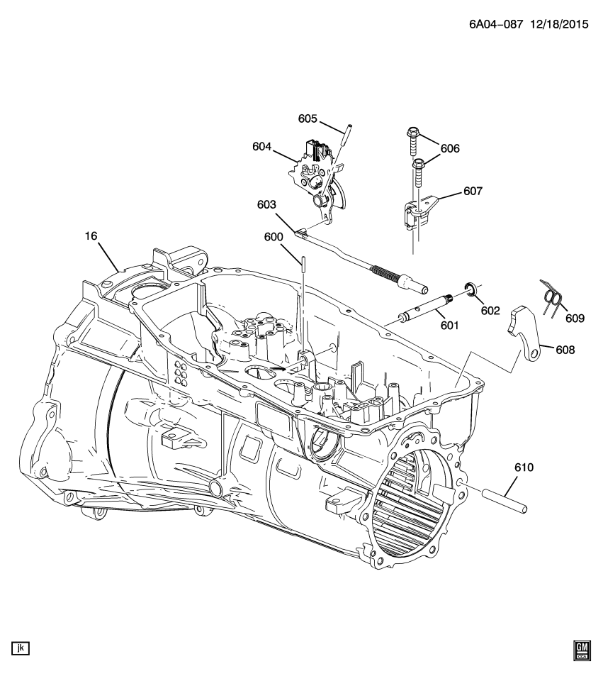 GM 24291215 Pawl Kit, Park