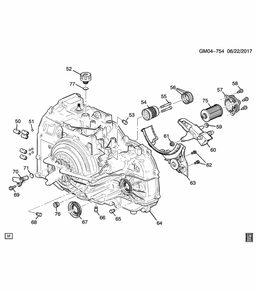 GM 24298738 BAFFLE-FRT DIFF CARR (TCH HSG)