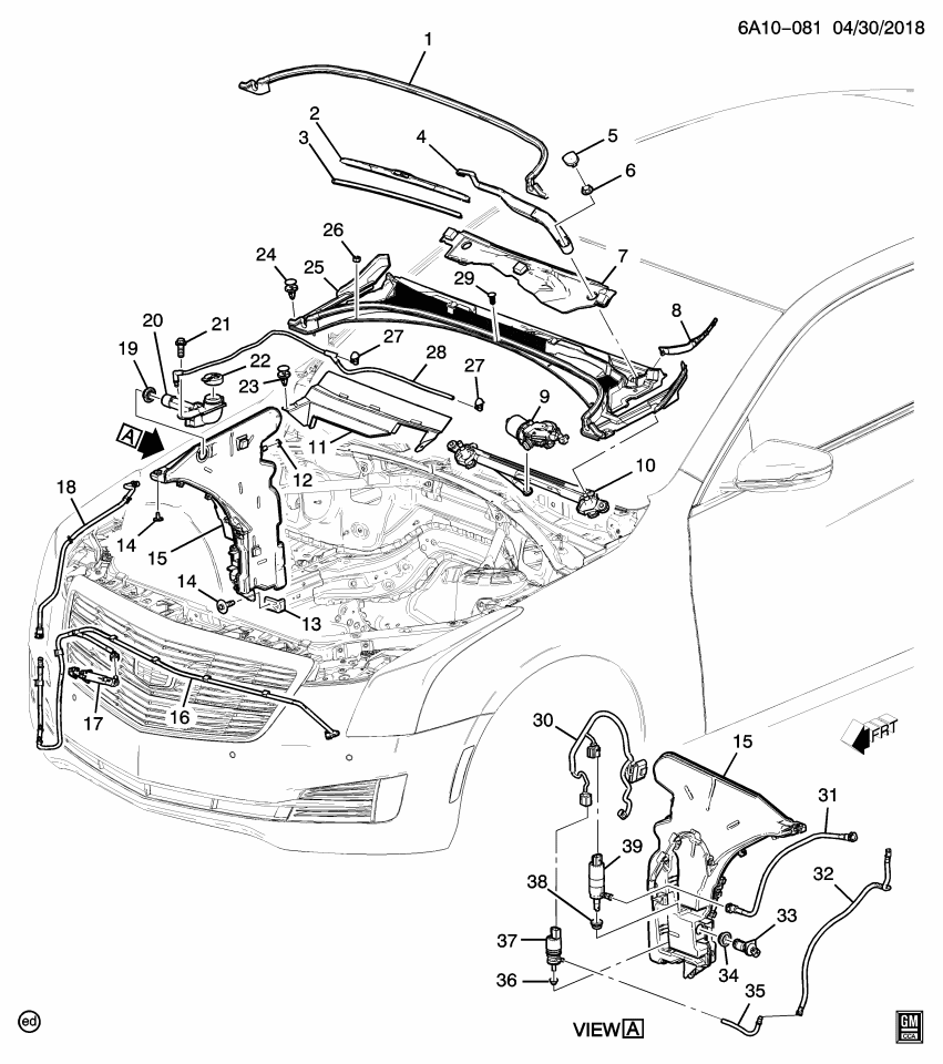 GM 20908667 Nozzle,Headlamp Washer