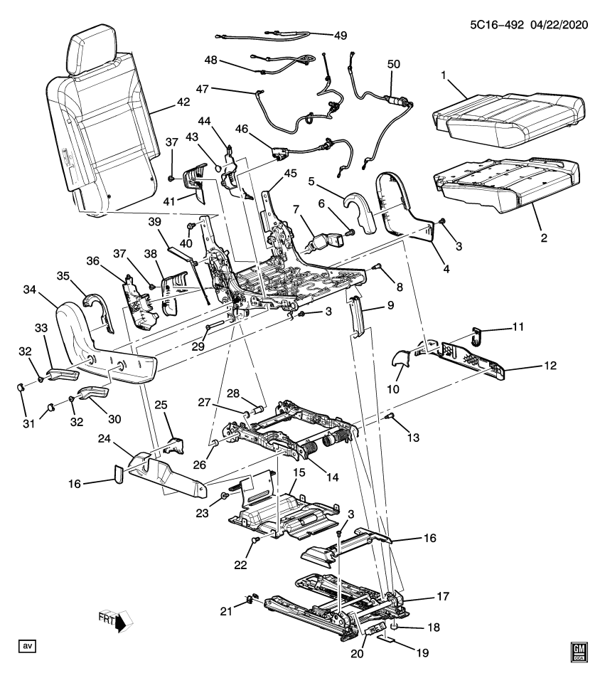 GM 84537370 Plug, R/Seat Bolt Hole
