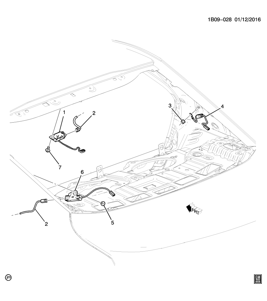 GM 13486047 Coil, Radio Antenna