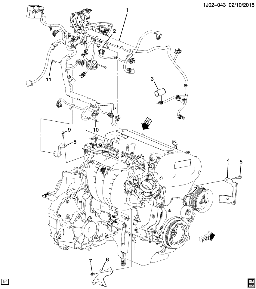 GM 42656860 Harness Assembly, Eng Wrg
