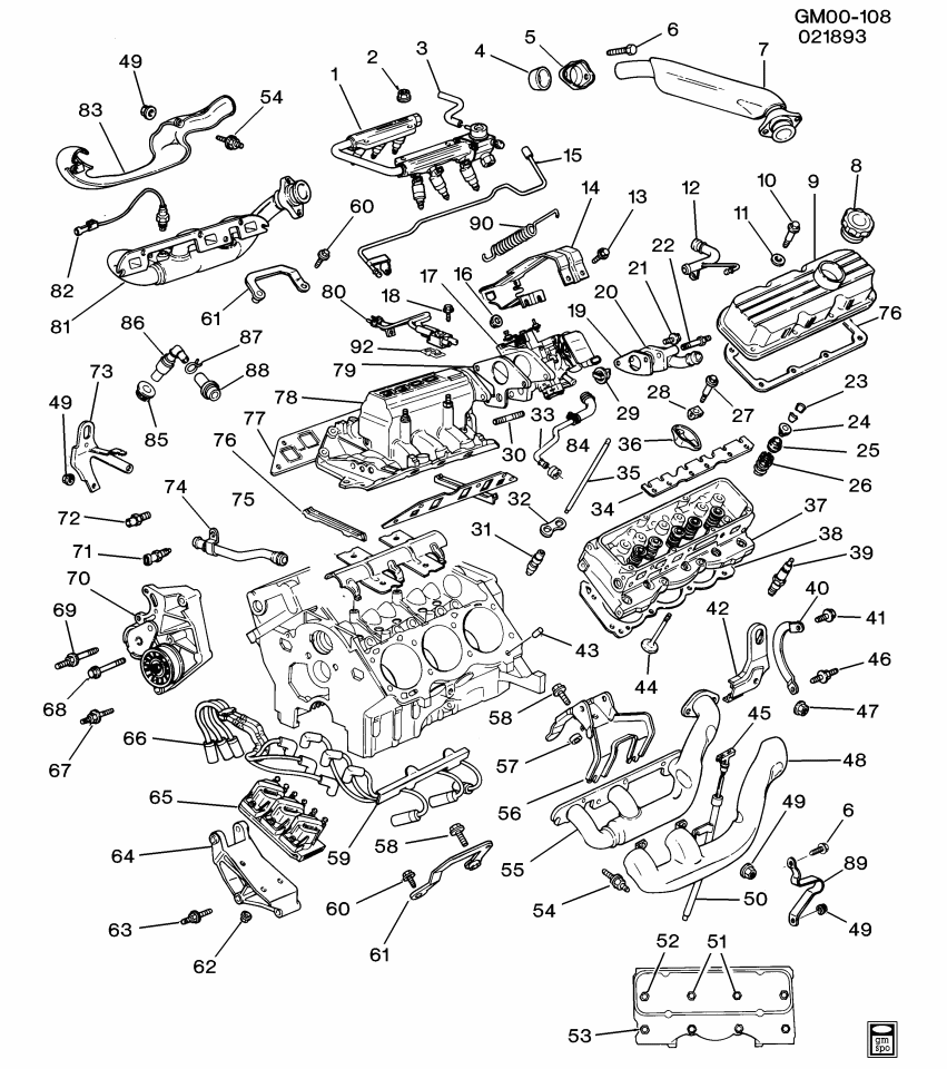 GM 25534211 SPACER, Engine Mounting