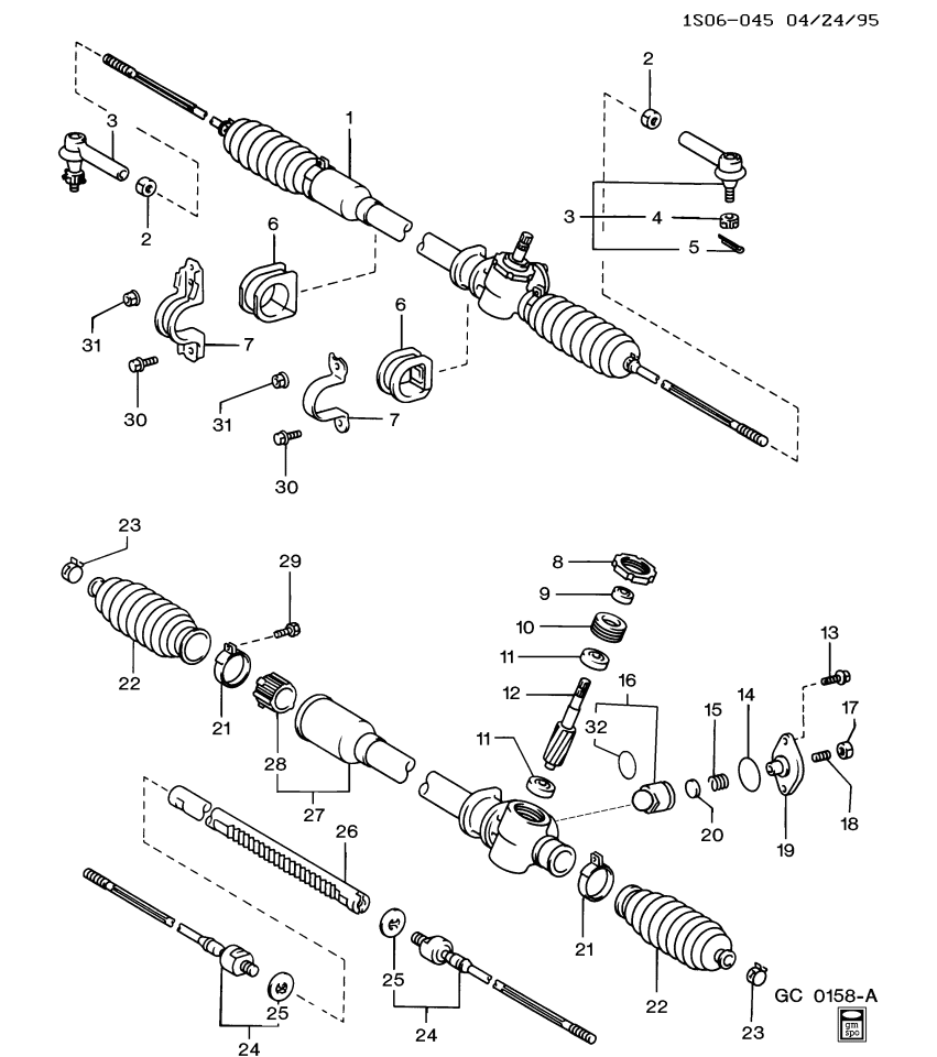 GM 94852913 BUSHING, Steering Gear Mounting