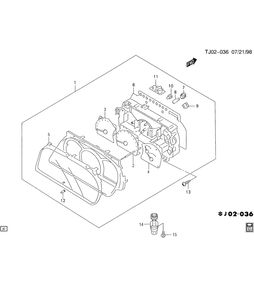 GM 91174679 Buzzer Asm,Warning (On Esn)