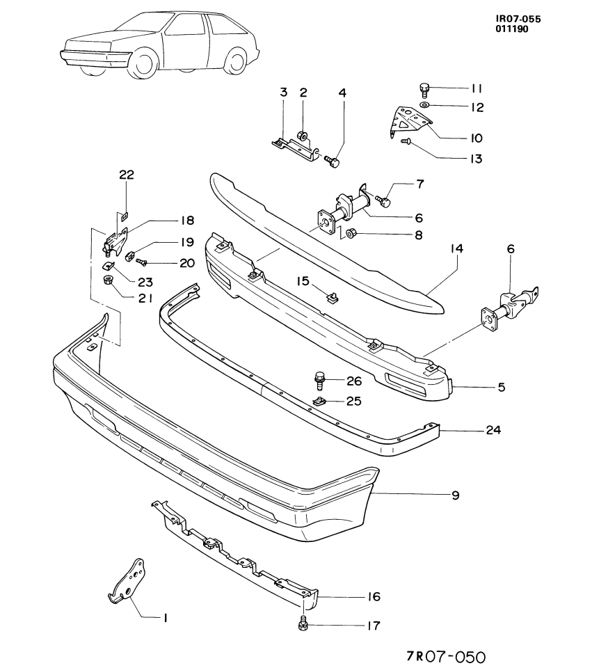 GM 94401579 RETAINER, Bumper/Fascia