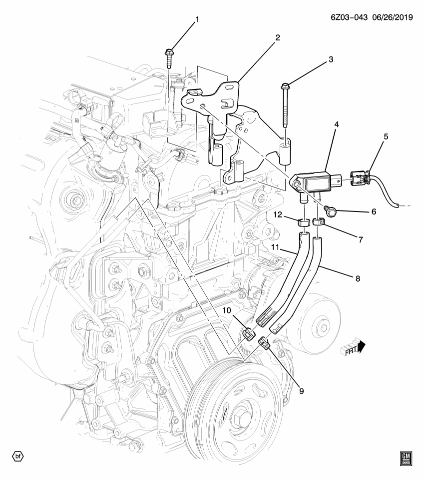 GM 95223384 Clamp, Fuel Feed Hose