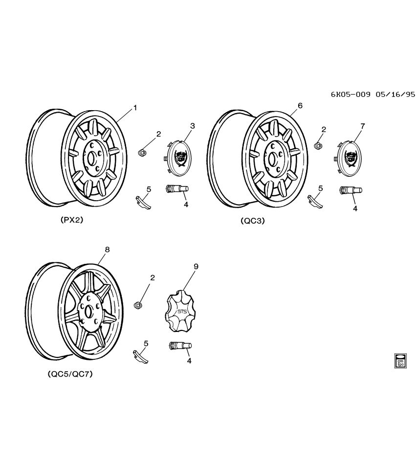 GM 9593092 Wheel Rim, 16X7 *Silver