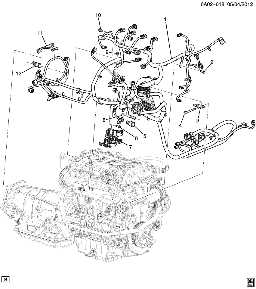 GM 84013145 Harness Assembly, Engine Wiring