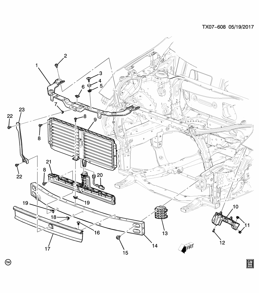 GM 84492240 Harness Assembly, Rad Shutter Wrg