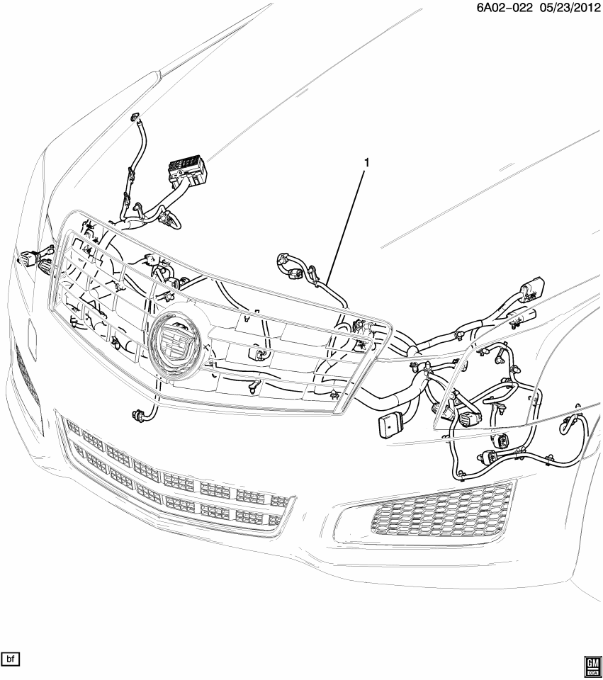 GM 23433383 Harness Assembly, Fwd Lamp Wiring