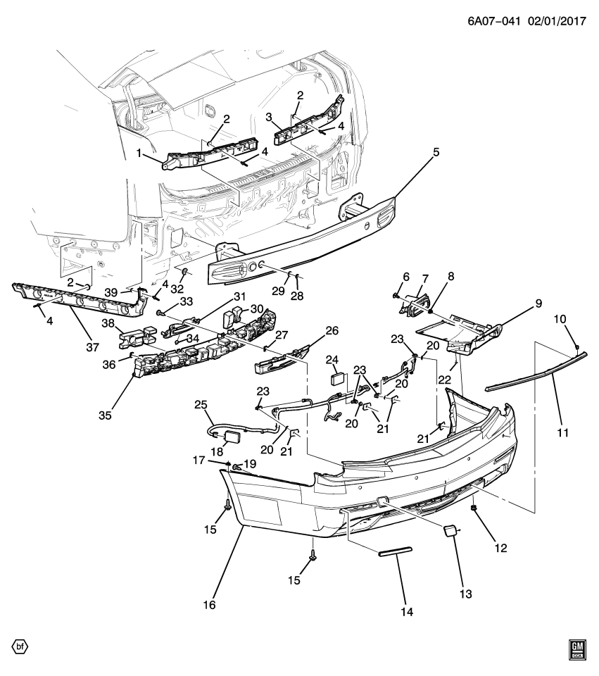 GM 22858646 Lamp Assembly, Back Up & Rear Fog