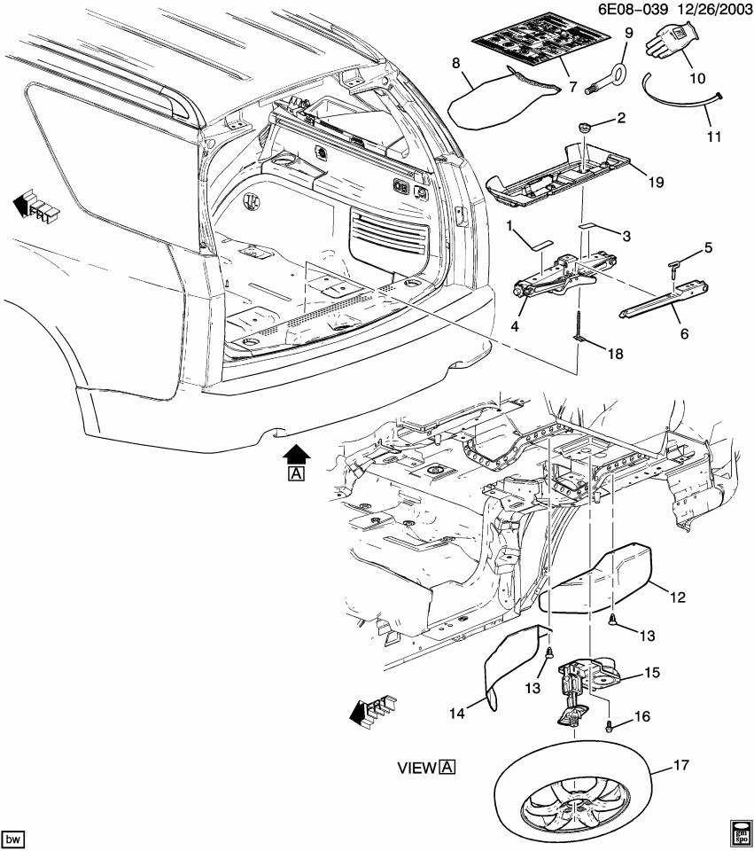 GM 25752626 Tag Assembly, Jack Caution & Usage Information