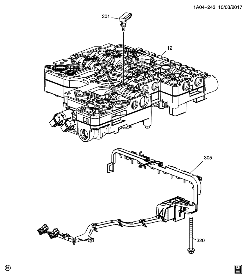 GM 24290781 Bolt/Screw, Control Valve Solenoid Body (Kit)