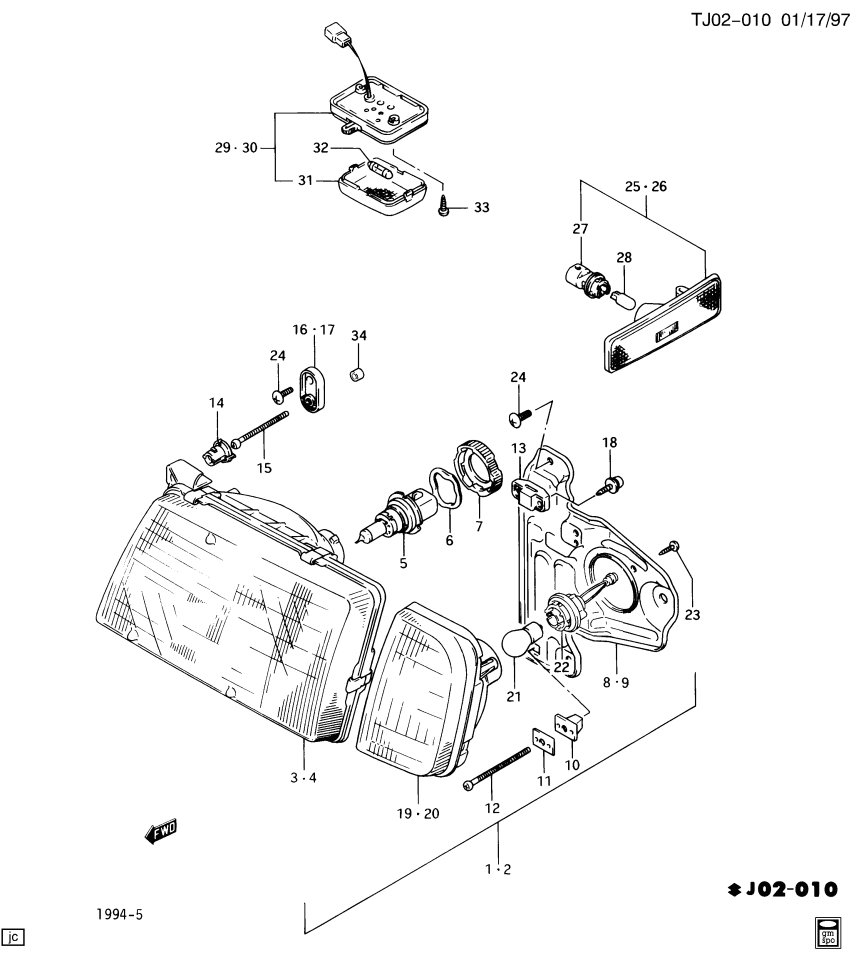 GM 91171007 Cap,Headlamp Adjust Screw