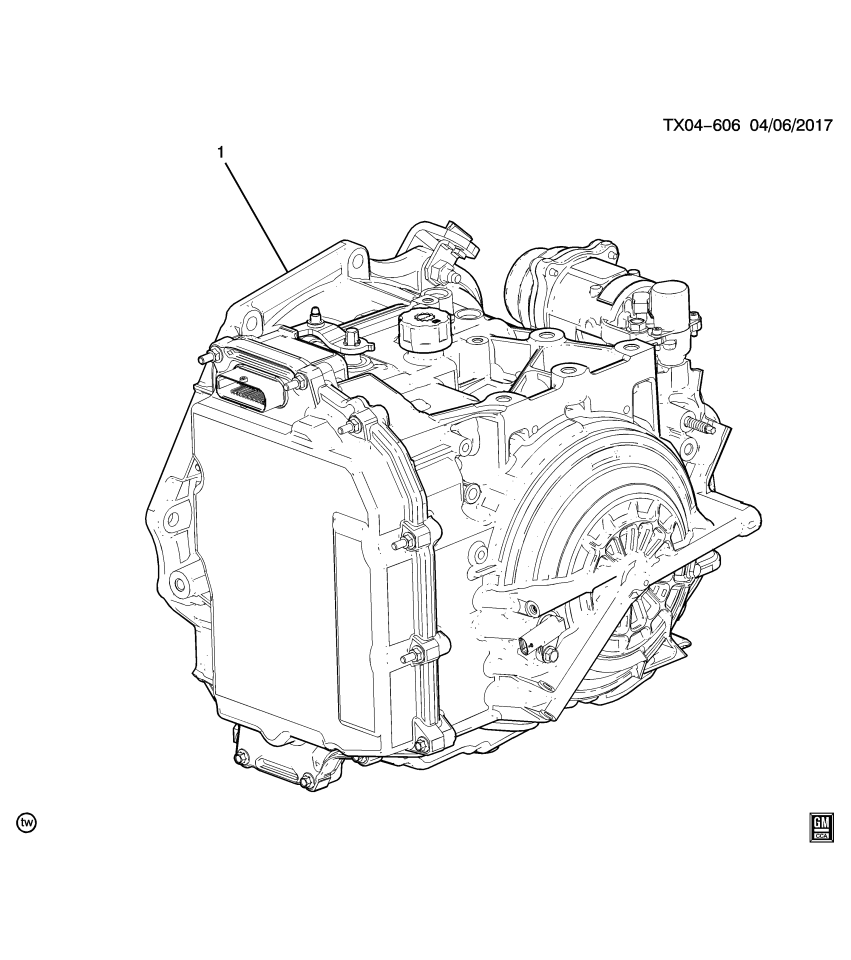 GM 19419967 TRANSAXLE,AUTO