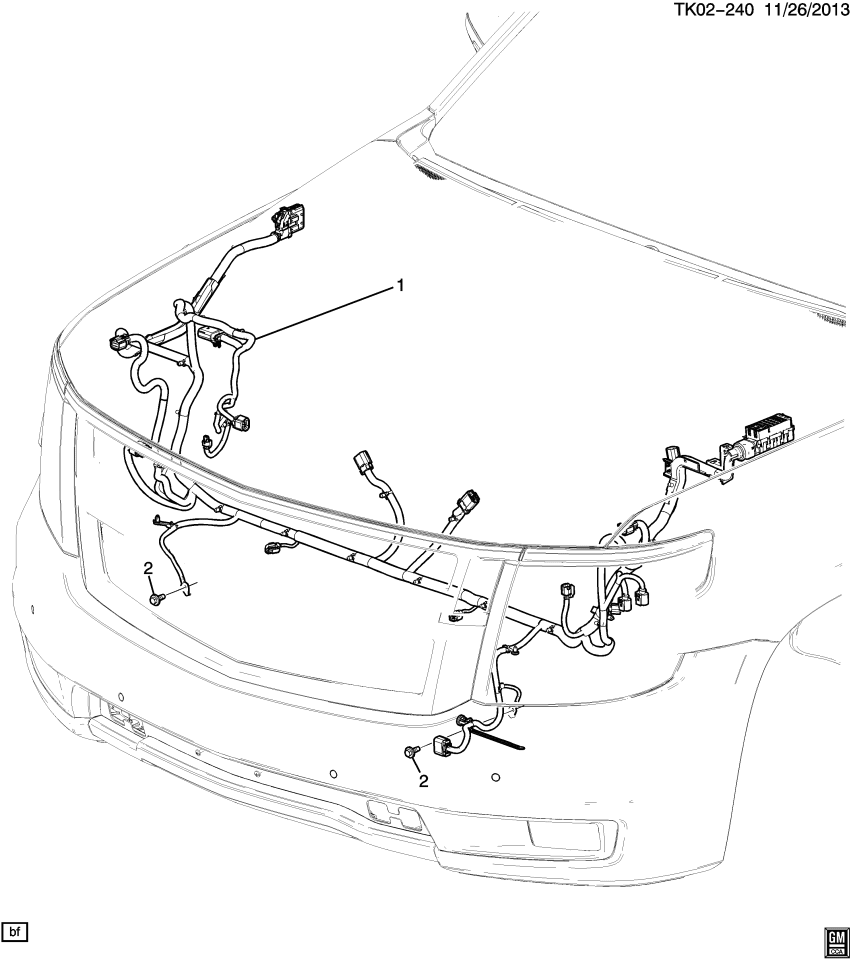 GM 84146545 Harness Assembly, Fwd Lamp Wiring