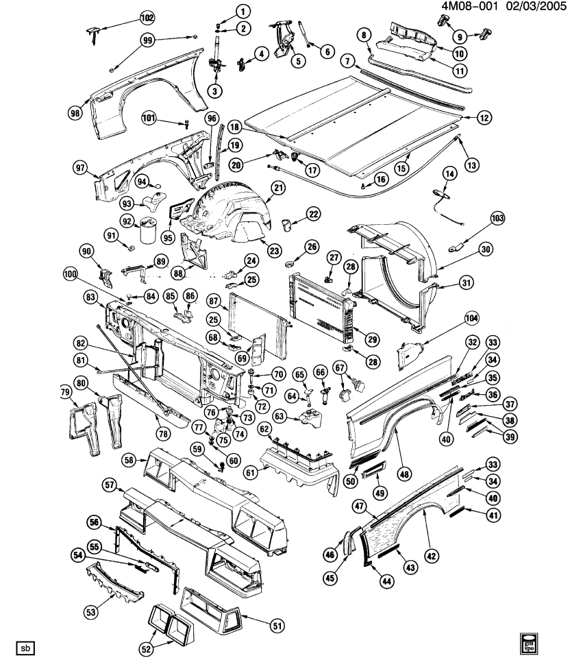 GM 25503967 Rod Assembly, Hood Open Asst