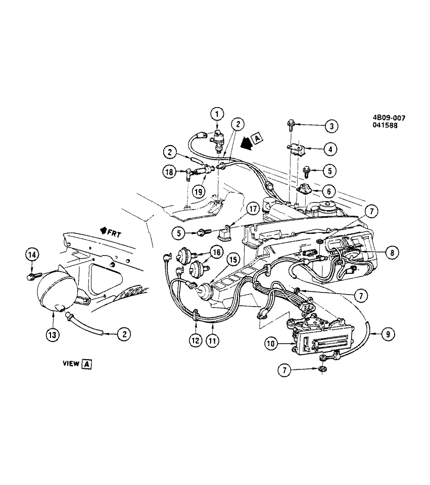 GM 549513 Cable Assembly, A/C Temperature Control