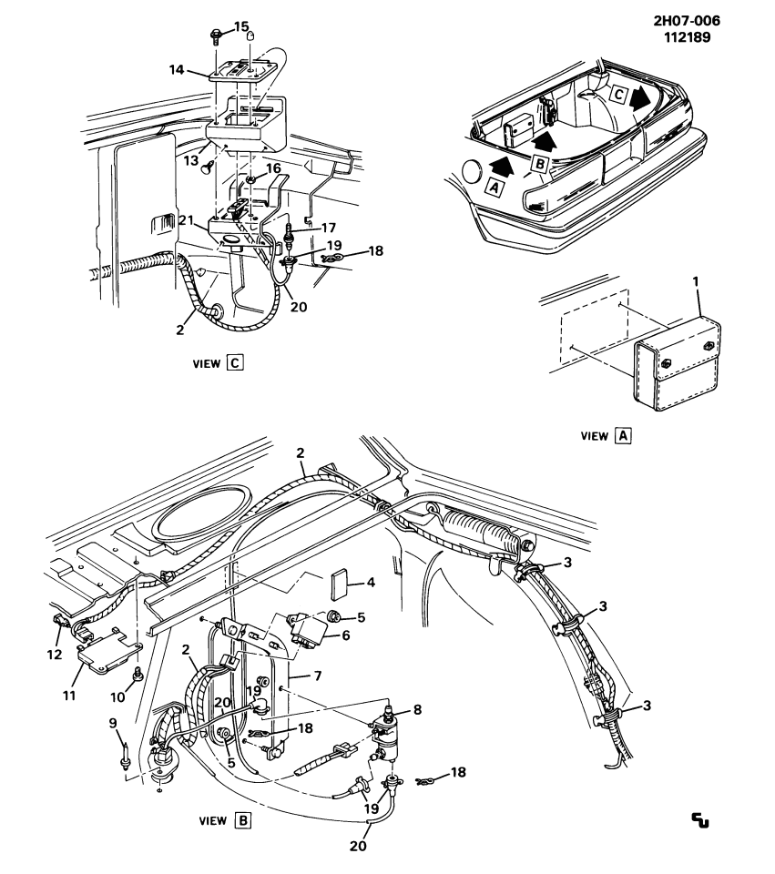GM 25530444 Module Assembly, Electronic Compass