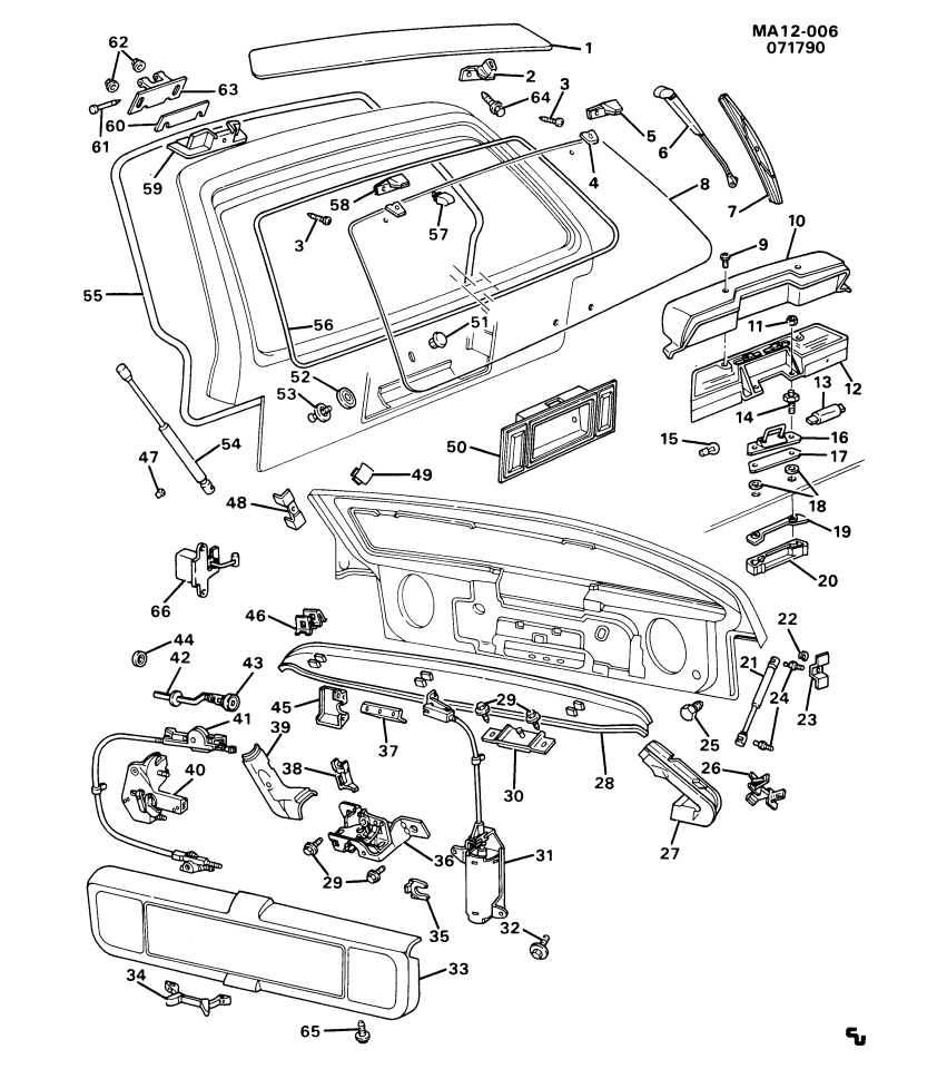 GM 20615307 Stud, Lift Gate Window Outside Handle